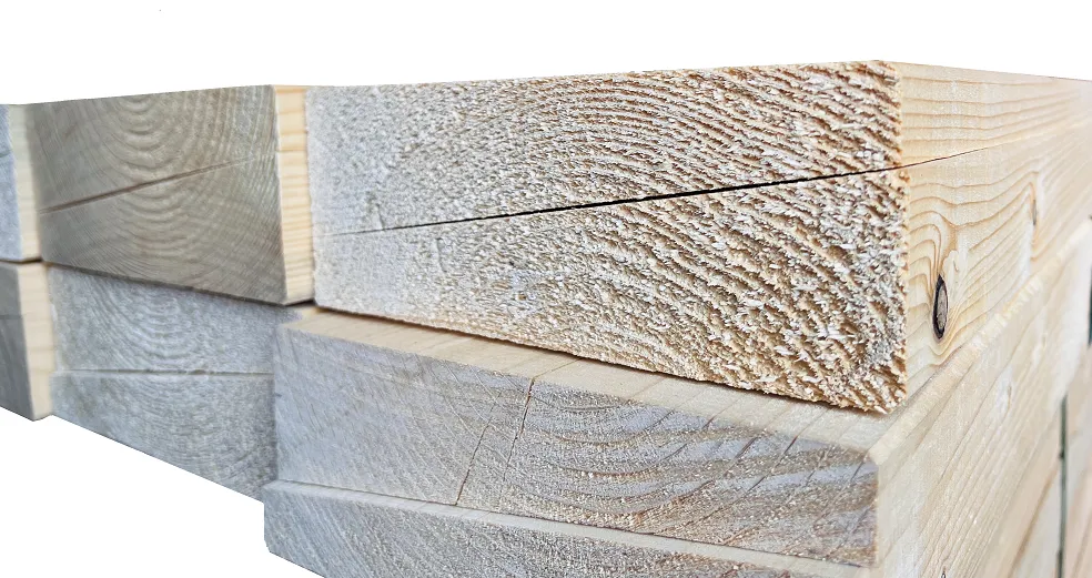 Traufbohle aus KVH C24 TS gespalten, Traufbohle aus KVH C24 TS gespalten,